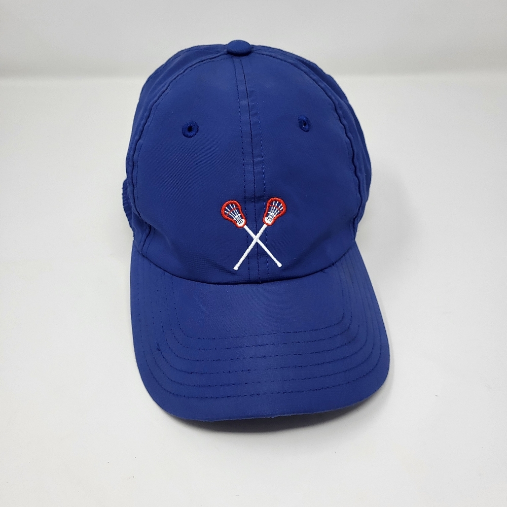 Vineyard Vines Royal Blue Lacrosse Cap with Red & White Accents